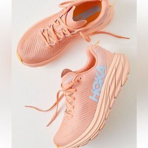 HOKA Rincon 3 Sneakers in Shell Coral/ Peach Parfait 🧡
